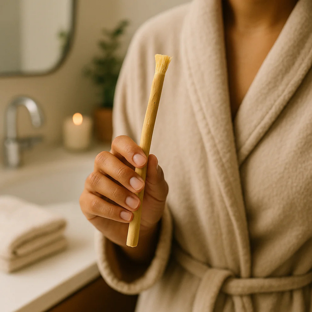 Vakumlu Doğal Miswak Diş Fırçası
