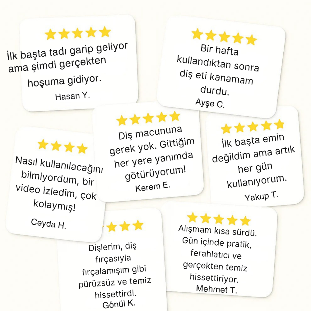 Vakumlu Doğal Miswak Diş Fırçası