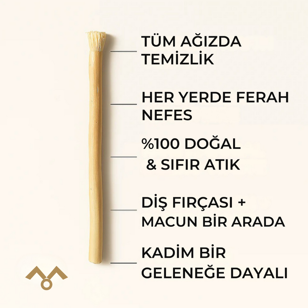 Vakumlu Doğal Miswak Diş Fırçası